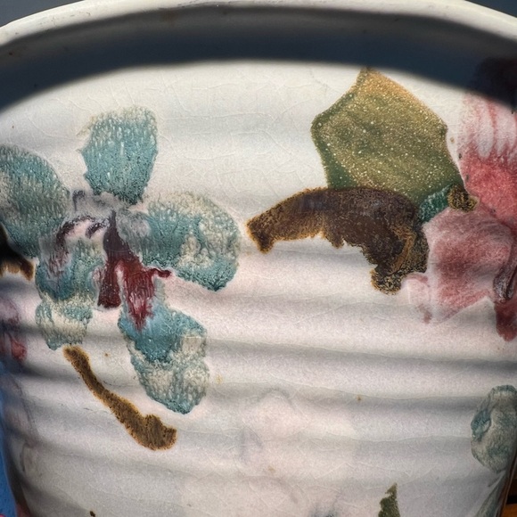 Handcrafted, beautiful bowl serving,decorative pottery, signed by woodhill - Picture 16 of 17